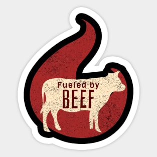 Fueled by Beef Sticker